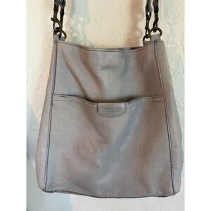 AMERICAN LEATHER CO Austin Triple Shoulder Slouchy Hobo Leather Crossbody Bag